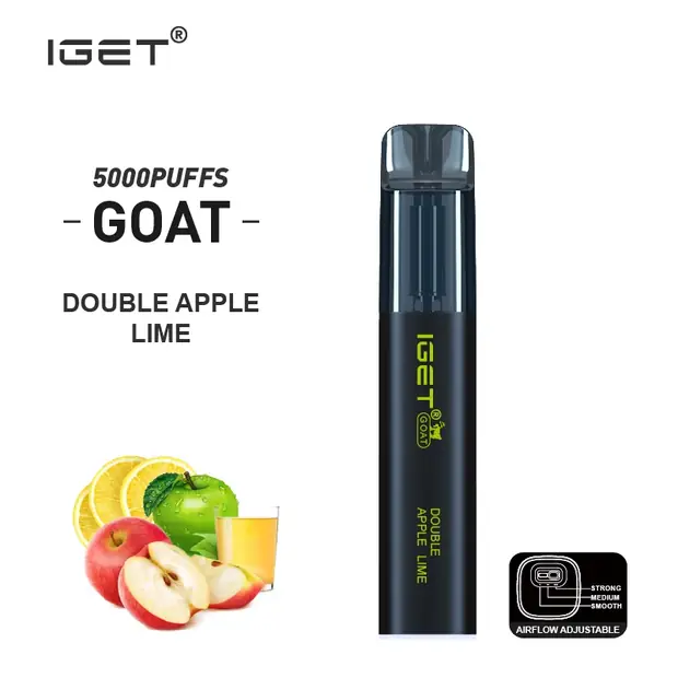 Double Apple Lime – IGET Goat 5000 Puffs