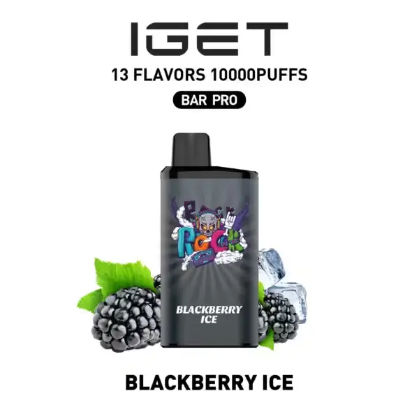 Blackberry Ice IGET Bar Pro 10000