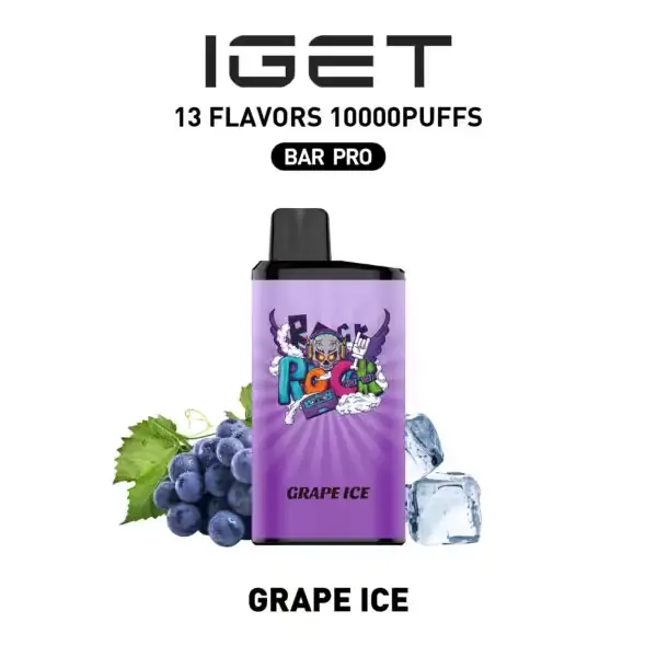 Grape Ice IGET Bar Pro 10000