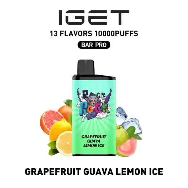 Grapefruit Guava Lemon Ice IGET Bar Pro 10000
