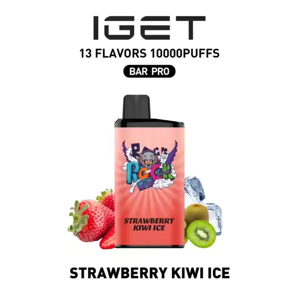 Strawberry Kiwi Ice IGET Bar Pro 10000