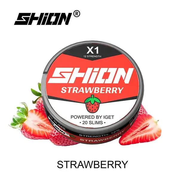 Strawberry – IGET SHION X1 Nicotine Pouch 12mg