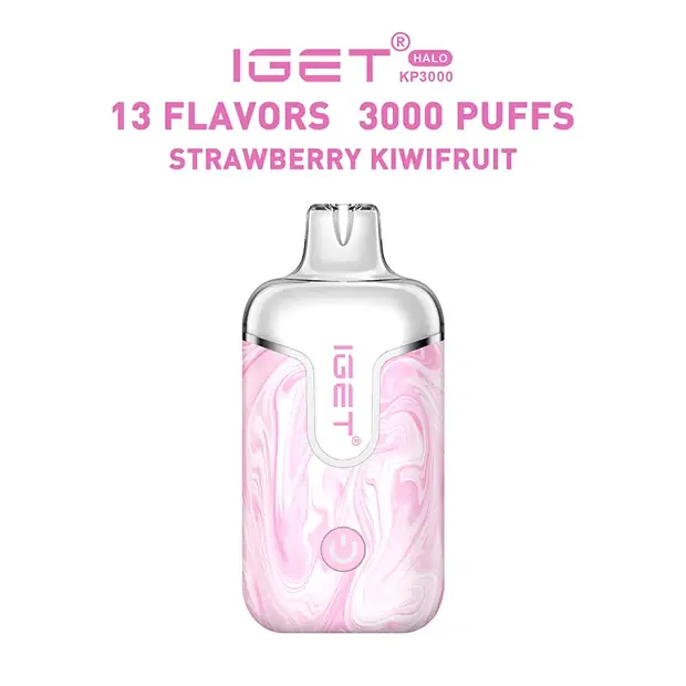 Strawberry Kiwifruit – IGET Halo Vape Kit 3000 Puffs